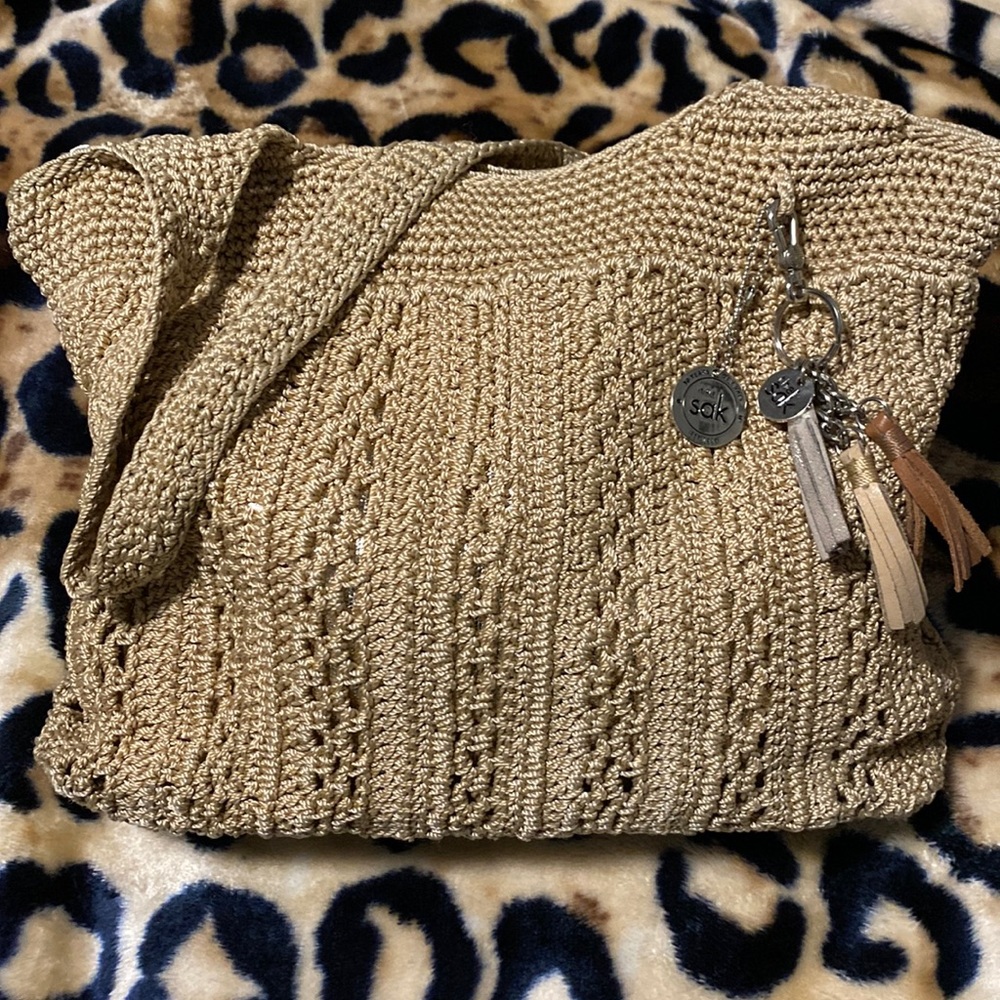 The Sak Casual Classics Large Crocheted Tote Bag